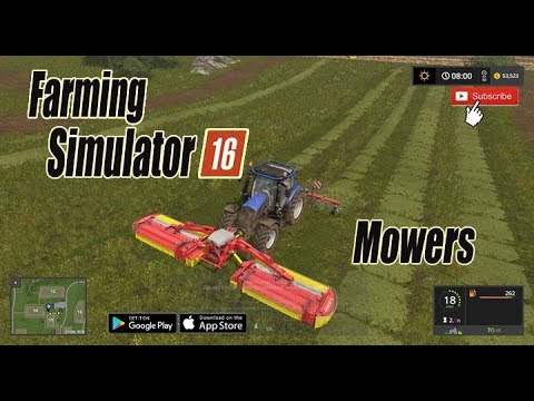 HOW TO FS 16 MOWERS DRIVE
