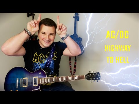 How To REALLY Play: AC/DC - Highway To Hell (part 2 guitar lesson + solo + tutorial with tabs)