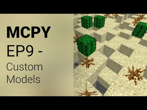 Minecraft clone in Python tutorial EP9: Custom block models
