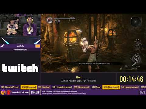 Nioh [All Main Missions LVL1] by AxelSaGo - #ESAWinter20