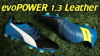 Puma evoPOWER 1.3 Leather Black/Atomic Blue/White - Review + On Feet