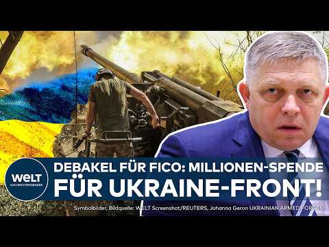 UKRAINE-KRIEG: Debakel für Fico! Privatleute in der Slowakei spenden Millionen-Hilfe für Ukraine