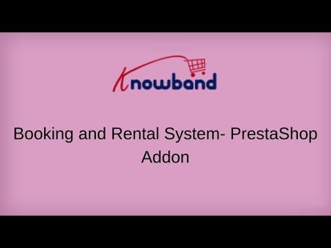 Booking and Rental System - Prestashop Addon