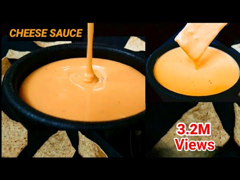 EASY HOMEMADE CHEESE SAUCE RECIPE || NACHO CHEESE SAUCE RECIPE | How To Make Nacho Cheese Sauce