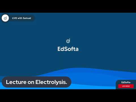 EdSofta JAMB UTME Tutorials - Chemistry (Electrolysis)