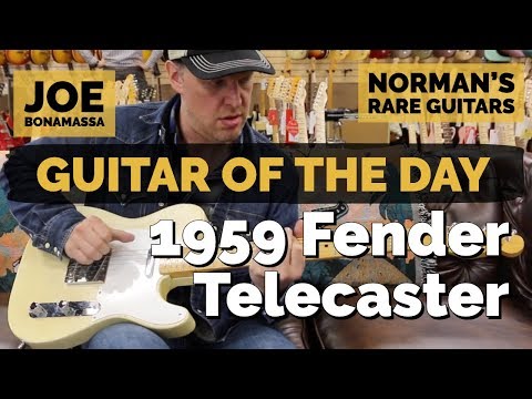 Guitar of the Day: 1959 Fender Telecaster Top Loader | Guest: Joe Bonamassa | Norman's Rare Guitars