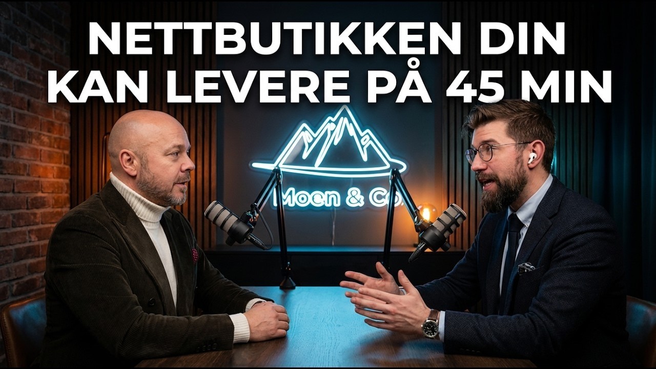 Din nettbutikk kan levere på 45 minutter. Visste du det?