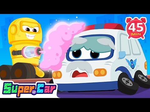 Oh No! Super Cars Are Getting Old!🕰️ | Mystery Rescue Cartoons, Kids Cartoons, Car Songs | Super Car