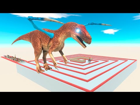 All Units Escape from Allosaurus - Animal Revolt Battle Simulator