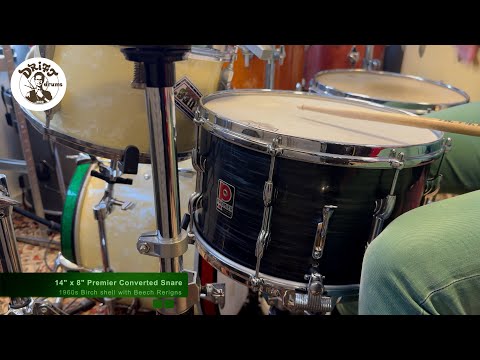 DRIFT DRUMS - 14" x 8" Premier 1960s (converted) Super Ace Snare