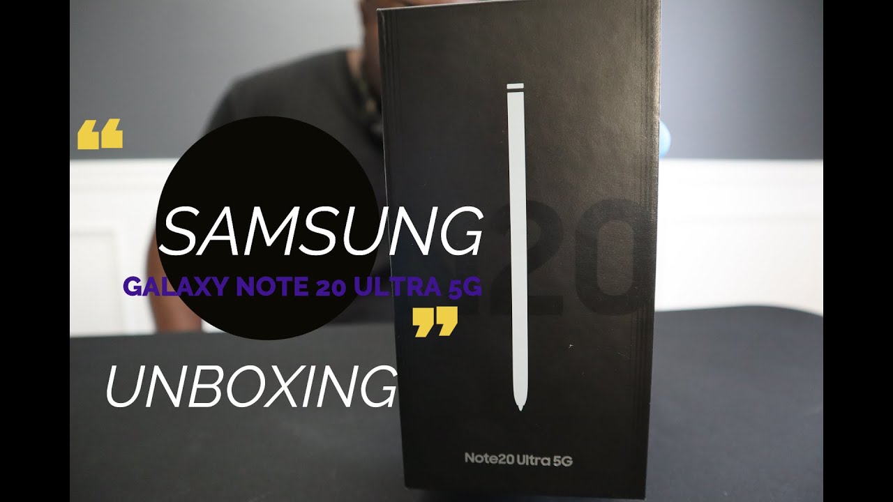 Samsung Galaxy Note 20 Ultra 5G-Unboxing Mystic White and first boot up! (Verizon)