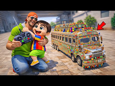 JACK & SHIN-CHAN BUY MINI RC BUS in INDIAN THEFT AUTO SIMULATOR GAME