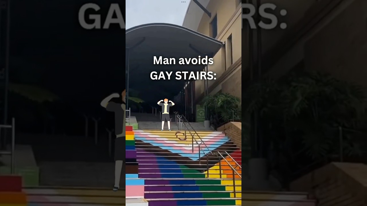 Akito avoids GAY stairs!? 💪🏳️‍🌈⁉️😡 || PROJECT SEKAI ANIMATION
