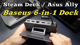 Steam Deck / Asus Ally: Baseus 6-in-1 Docking Station
