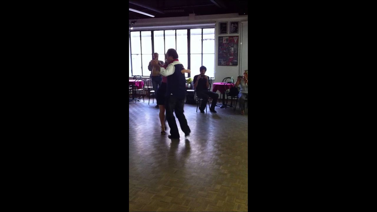 Tango Lesson : Vals chain#2 workshop Stefano Fava y Gisela Vidal 16.06.14