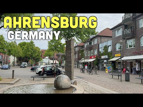 Ahrensburg city  walking tour | Germany 🇩🇪 walkthrough