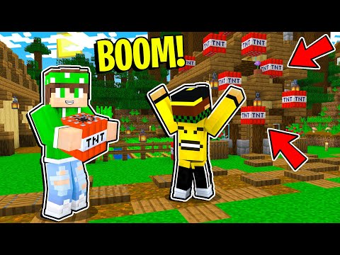 I blew up a YouTuber's base in Big Vanilla!