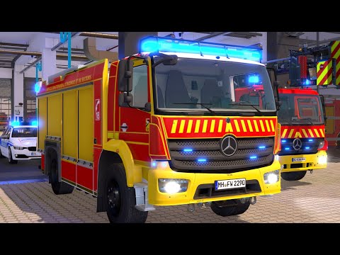 Emergency Call 112 - French Firefighters on Duty! 4K