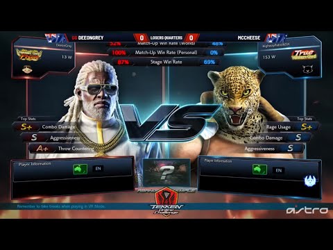 GG DeeonGrey (Lucky Chloe) vs Romppastompa (Bryan) - #T7OnlineChallenge: Australia - Losers Quarters