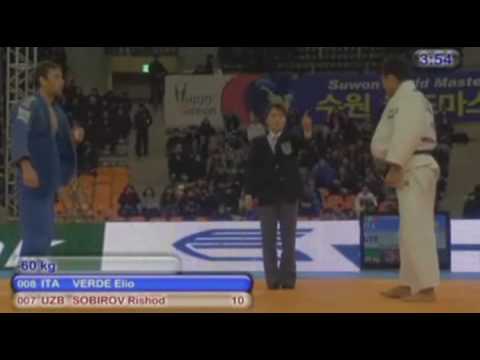 SUWON 2010 Elio VERDE(ITA)  Rishod SOBIROV(UZB) -60kg.avi