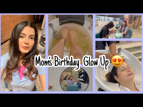 Mom's Birthday Glow Up 2022| Relaxing Day Gel Nails, Skincare, Hair Spa, Pedicure | Yashita Rai