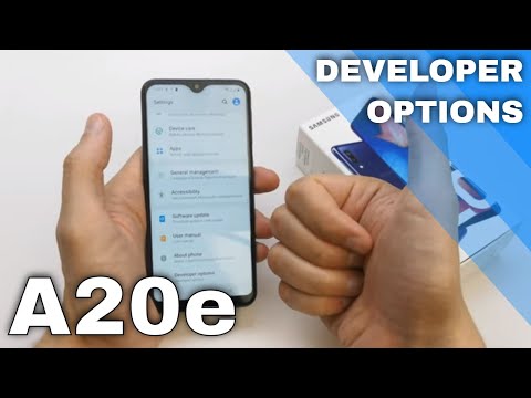 How to Activate Developer Options in SAMSUNG Galaxy A20e