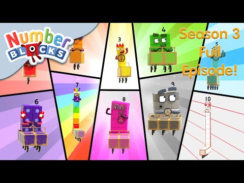 @Numberblocks- Numberblock Rally! 🏁 | Full Episode | Learn to Count