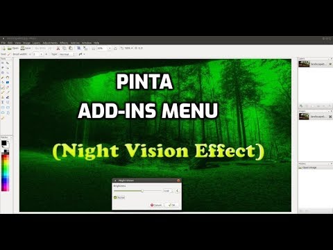 Pinta: Add-Ins Menu