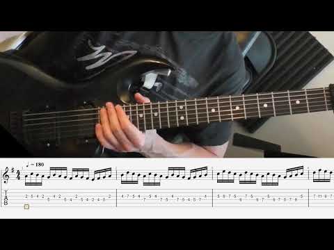 Guitar Log #146 - Difficult Scale Run Practice