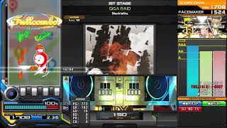 【beatmaniaIIDX】GIGA RAID / Blacklolita [SP HYPER LV9] FULL COMBO AAA +17（Player:CO-DA）