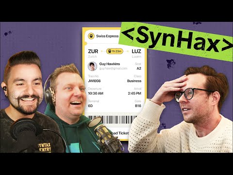 Recreating a Train Ticket with CSS! SynHax Battle