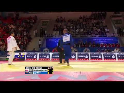 Avtandil Tchrikishvili vs Frank De Wit World Judo Championships 2015