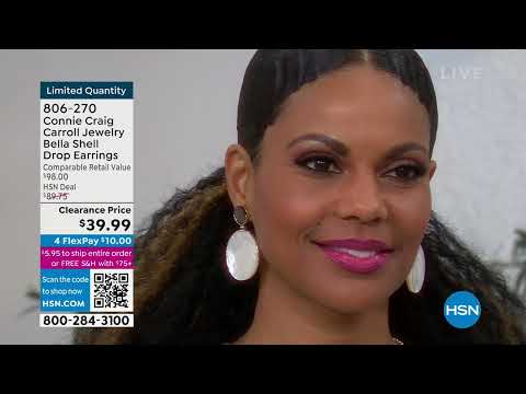 Connie Craig Carroll Jewelry Bella Shell Drop Earrings