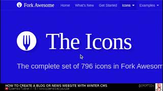 [CH v1.1.5a] Adding the Fontawesome Icons to the Fomantic-UI to be used within W