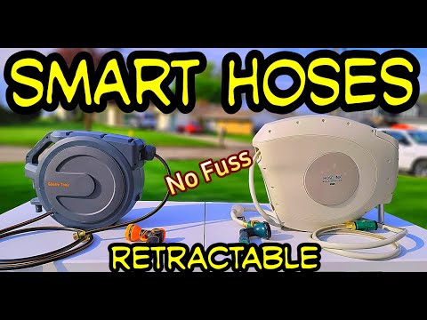 Retractable Hose Reel Install | 82 ft. Hoselink |100 ft. Giraffe Tools| Review and Install