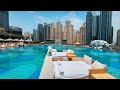 JW Marriott Marina Dubai Luxury Waterfront Marina Dubai Views Full Tour In 4k