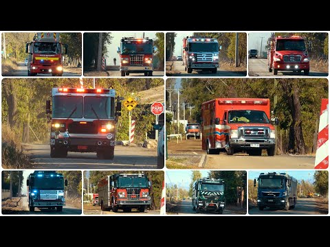 BOMBEROS LLEGANDO A INCENDIO EN LA COMUNA DE EL MONTE -  ABRIL 2026