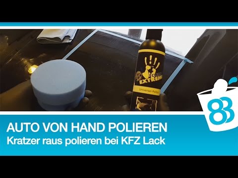 83metoo - Auto von Hand polieren - Kratzer raus polieren bei KFZ Lack Anleitung Tutorial Handpolitur