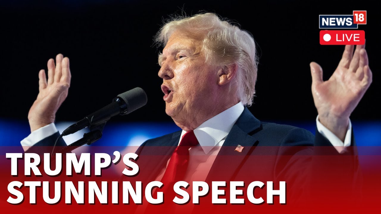 Donald Trump Speech Live | Trump Latest News | President Trump Press Conference | Trump Live | N18G