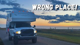 I MESSED UP! - Alberta BadLands Living in a Truck Camper