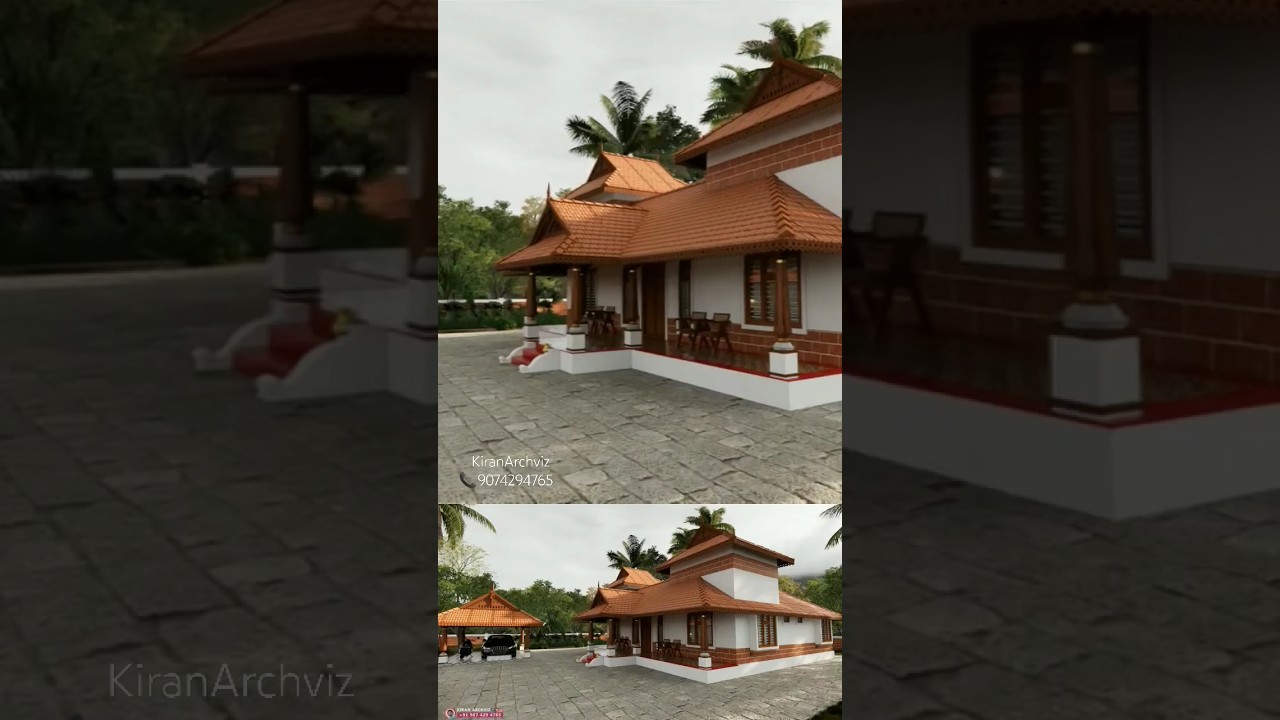 Nalukettu 😍😍#keralahouse #traditionalhouse #nalukettu #home #keralaarchitecture