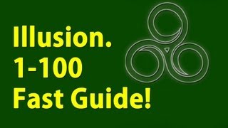 Illusion 1-100 Under a minute Skyrim Fastest way to level