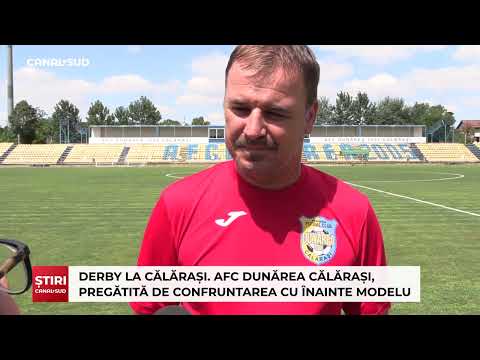 CANAL SUD / DERBY LA CĂLĂRAȘI. AFC DUNĂREA CĂLĂRAȘI, PREGĂTITĂ DE CONFRUNTAREA CU ÎNAINTE MODELU