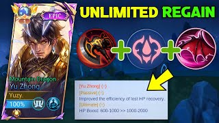 Download lagu FINALLY! NEW BEST ITEM & EMBLEM FOR BUFFED YU ZHONG! (UNLIMITED HP AND SPELL VAMP) -MLBB mp3