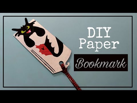 How to make a bookmark with paper | Dragon bookmark