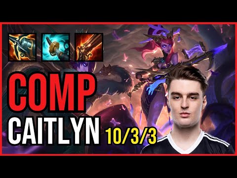COMP - CAITLYN vs ASHE ADC - EUW Challenger - Patch 11.4 QUADRAKILL