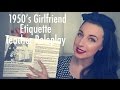 ASMR 1950 S Girlfriend Wife Etiquette Teacher Role Play
