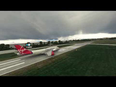 Beautiful landing and Overview SABE Aeroparque Jorge Newbery RW13  B747-8 #msfs #msfsxbox #planes