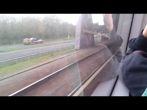 RET Metro 2*Type SG3 Poortugaal richting Tussenwater (metrolijn D tot Tussenwater(/Hoogvliet))