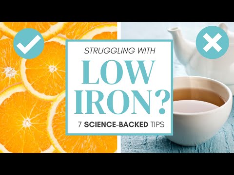 HOW TO IMPROVE LOW IRON LEVELS (7 science-backed tips!)